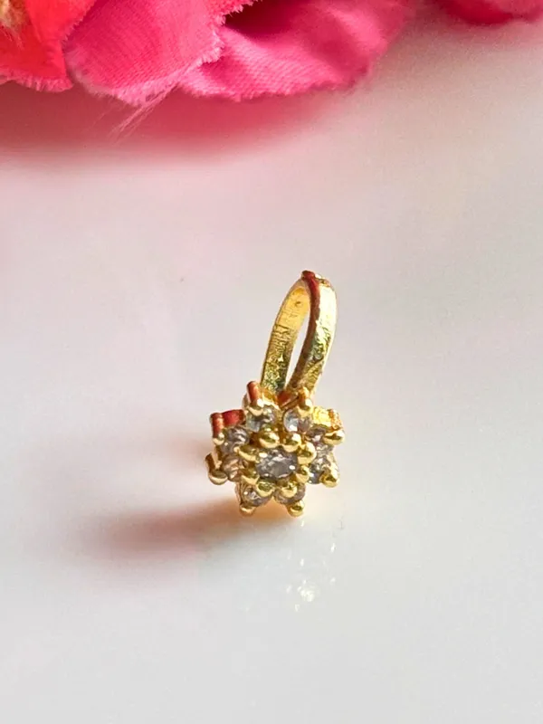 22K_Gold-Plated_Cubic_Zirconia_Studded_Floral_Nosepin
