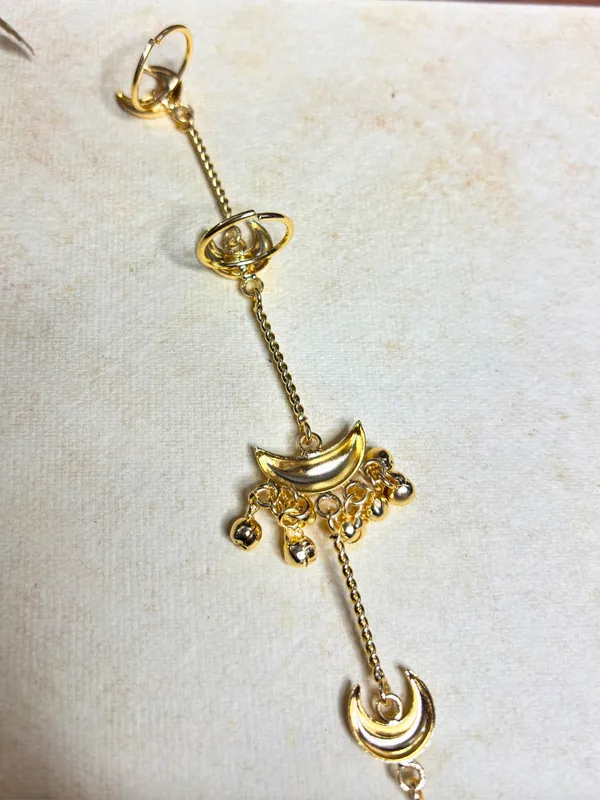 Gold_Plated_Chand_Ghungroo_Hathphool_Kashmiri_Bangle_Bracelet_Set