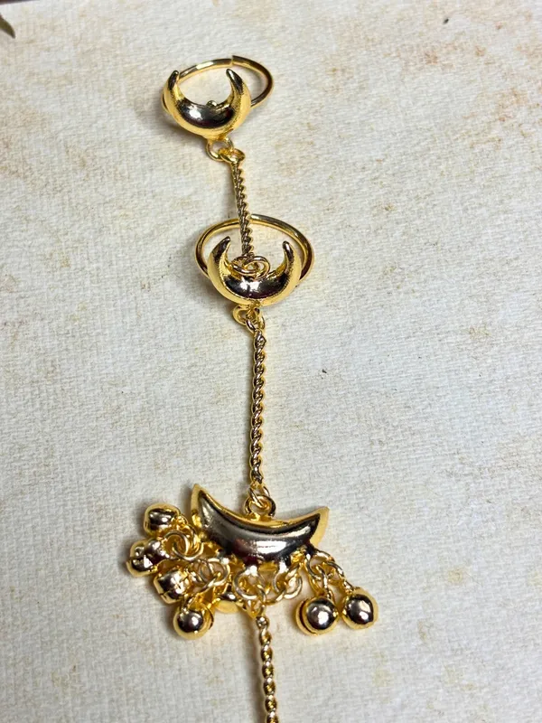 Gold_Plated_Chand_Ghungroo_Hathphool_Kashmiri_Bangle_Bracelet_Set