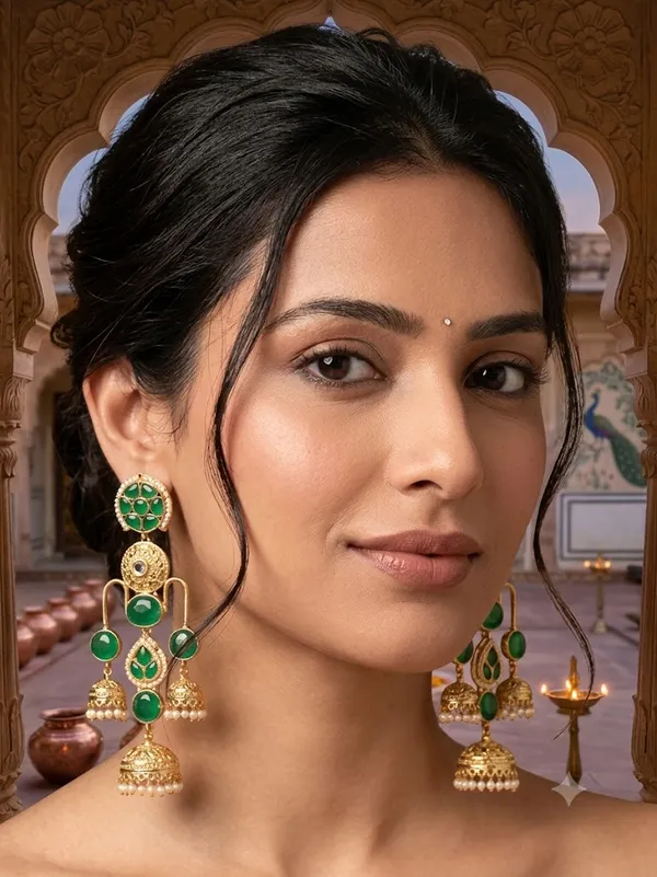 Kashmiri_Drop_Earrings_Jhumkas