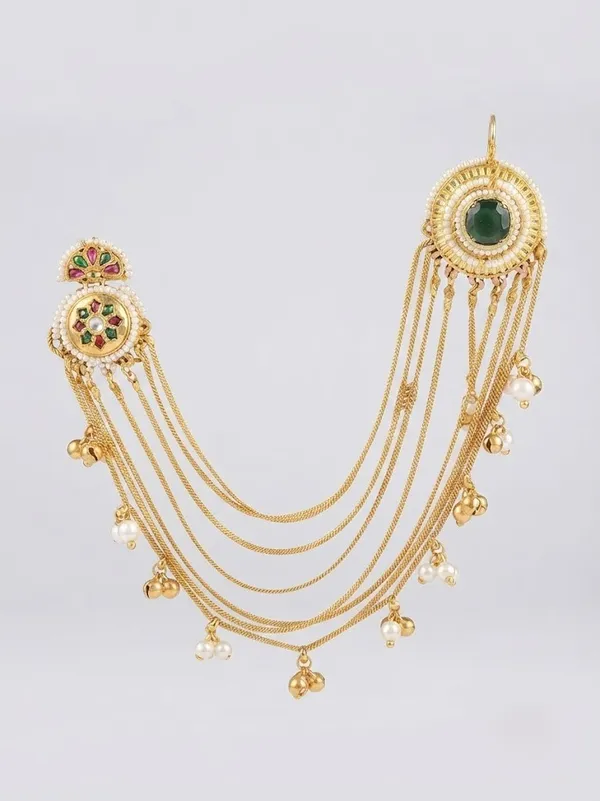 Kundan_And_Crystal_Statement_Kan_Chain_Earring