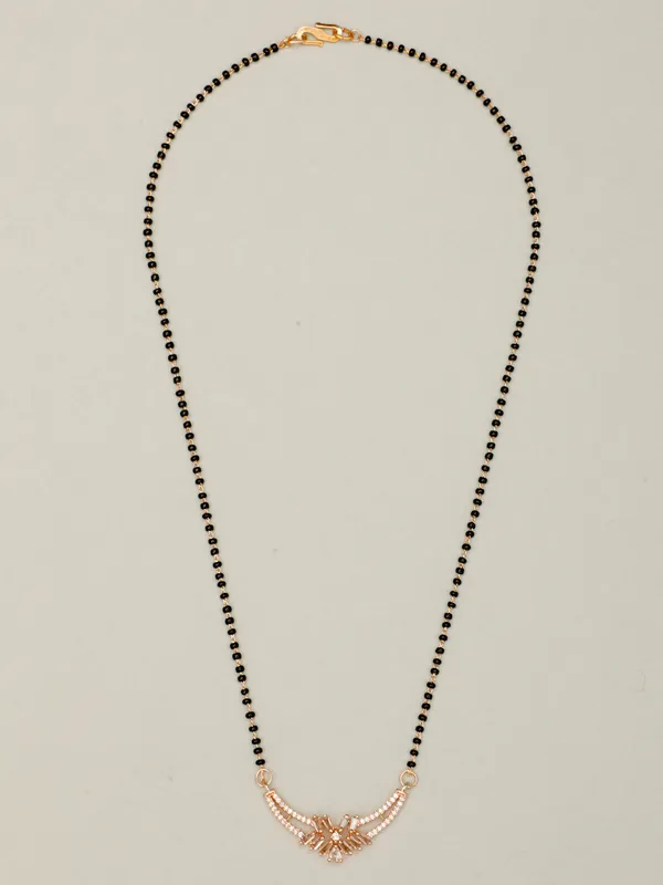 18K_Rose_Gold_Plated_Ad_&_Cz_Studded_Mangalsutra_Necklace_With_Black_Beads