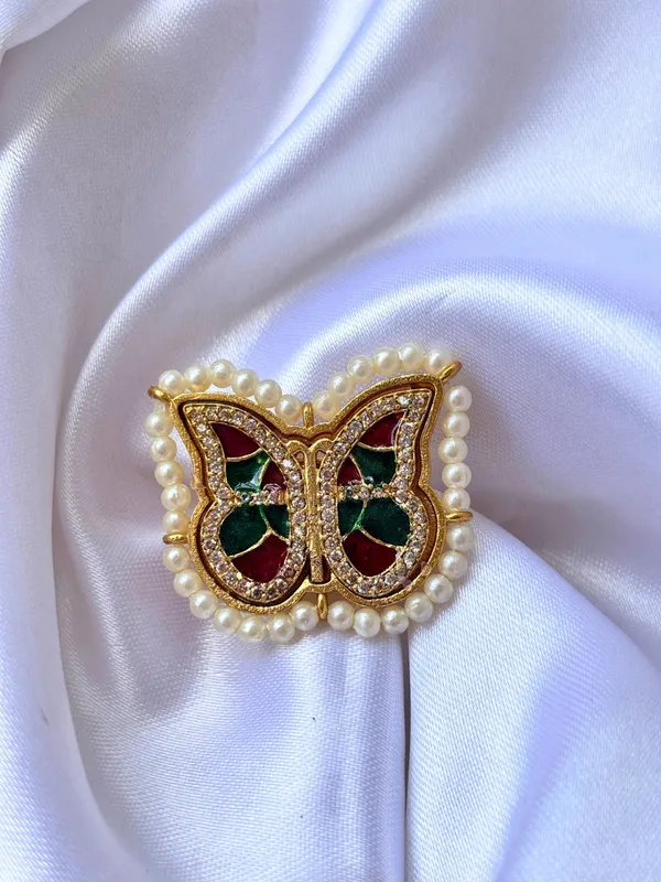 Gold-Plated_Ad_Stones_Studded_&_Butterfly_Shaped_Adjustable_Statement_Finger_Ring