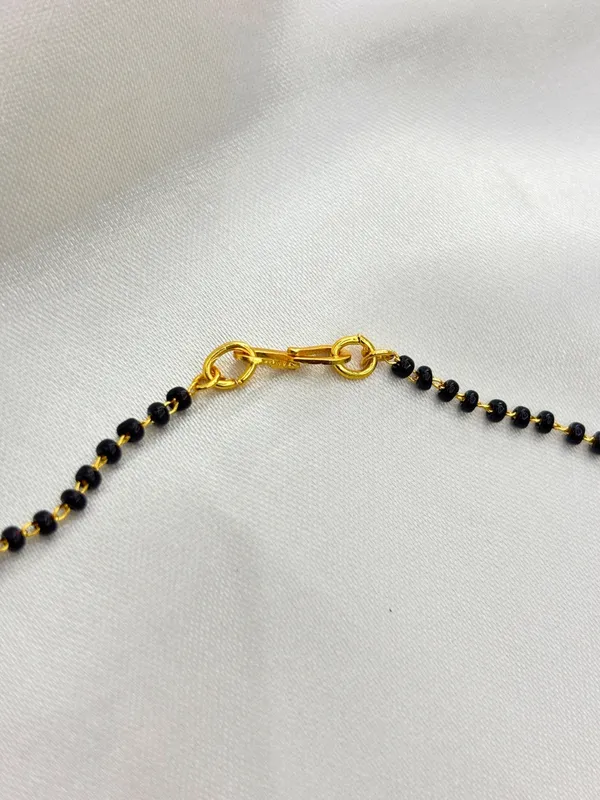 Gold-Plated_American_Diamond_Heart_&_Ring_Pendant_Mangalsutra_Necklace