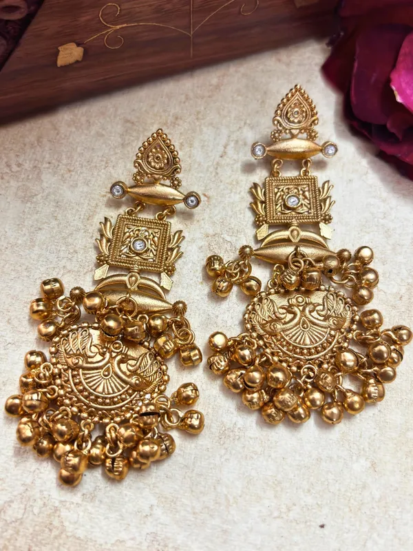 Gold-Plated_Peacock_Chandbali_Earrings