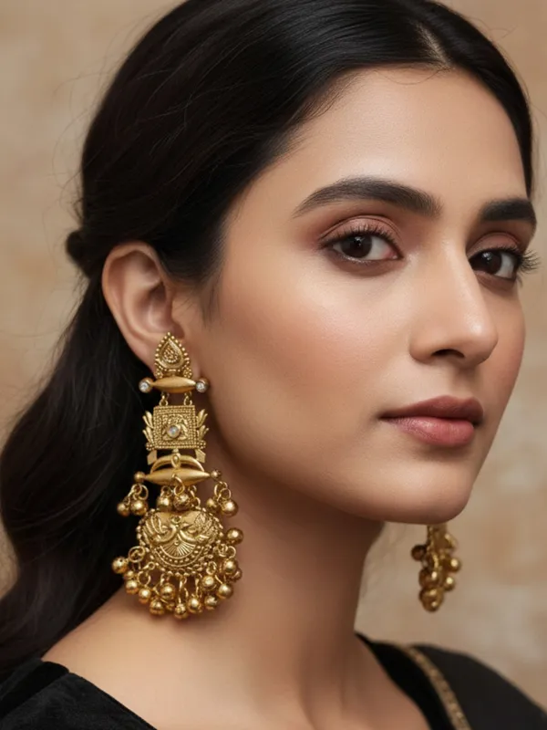 Gold-Plated_Peacock_Chandbali_Earrings
