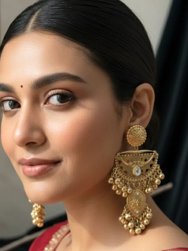 Gold-Plated_Peacock_Chandbali_Earrings