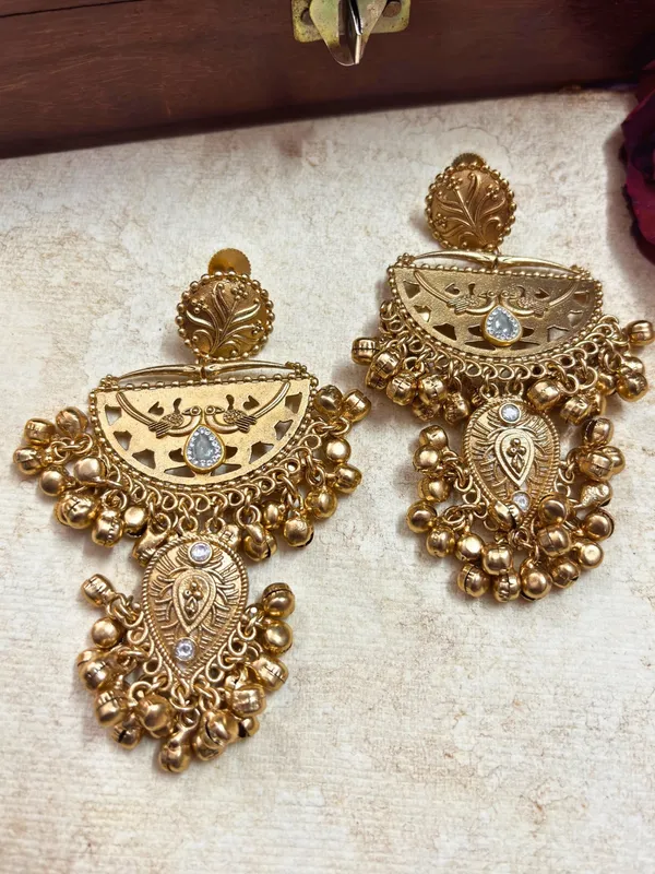 Gold-Plated_Peacock_Chandbali_Earrings