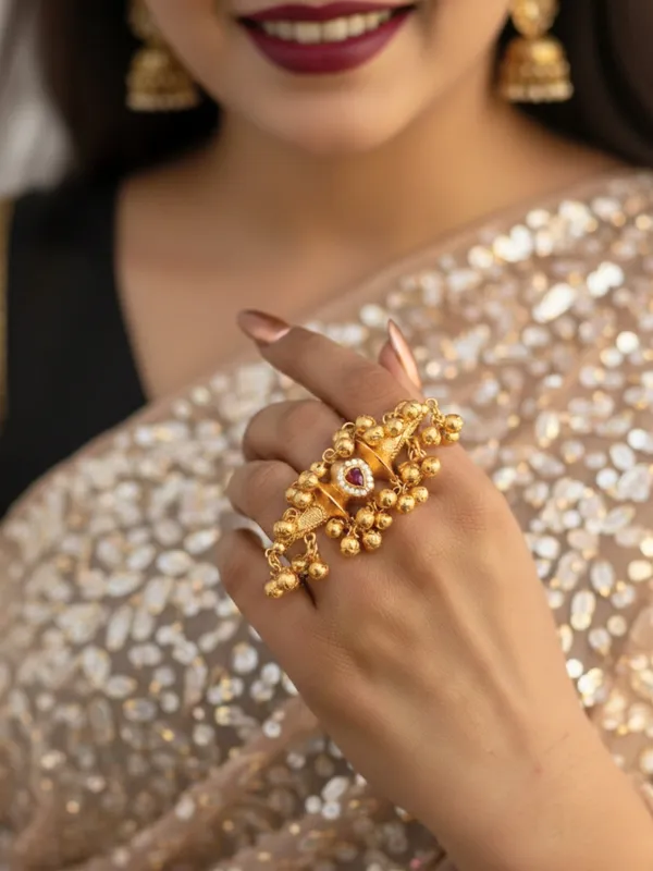 Gold-Plated_Red_Stones_Studded_Finger_Ring