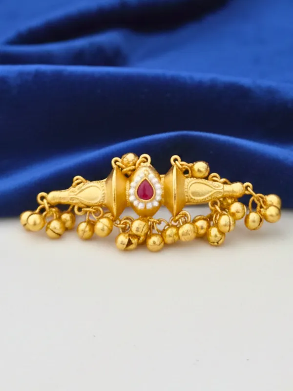 Gold-Plated_Red_Stones_Studded_Finger_Ring
