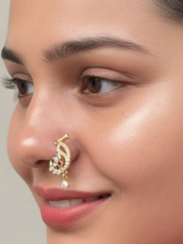 Gold-Plated_Ruby_Red_Ad_Studded_Nosepin