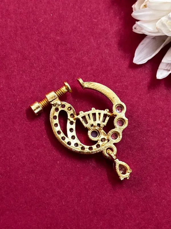 Gold-Plated_Ruby_Red_Ad_Studded_Nosepin