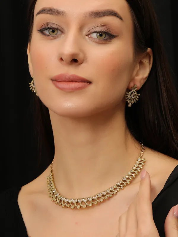 Gold-Plated_White_Ad-Studded_Jewellery_Set