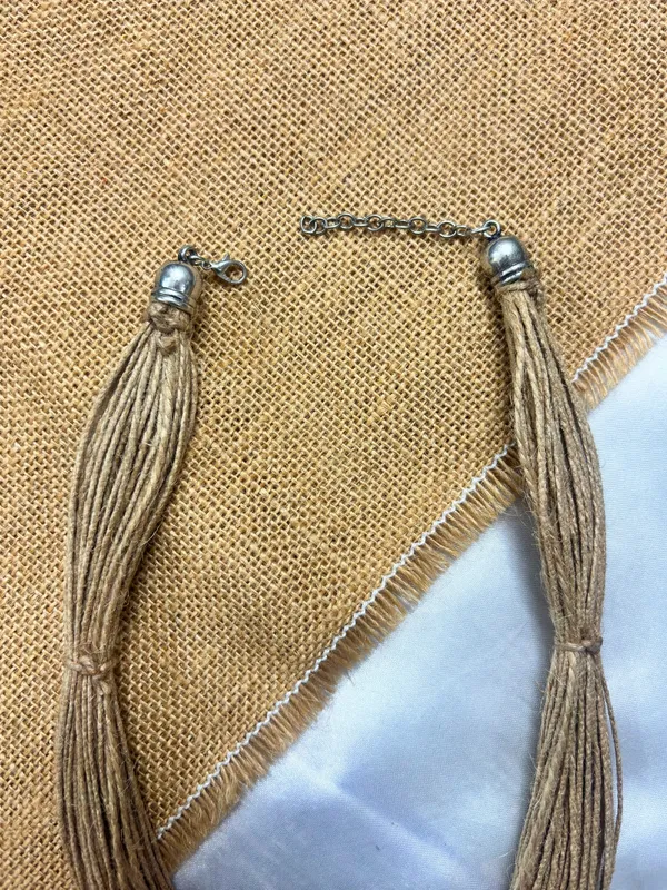 Gold-Toned_Oxidised_Statement_Thread_Necklace