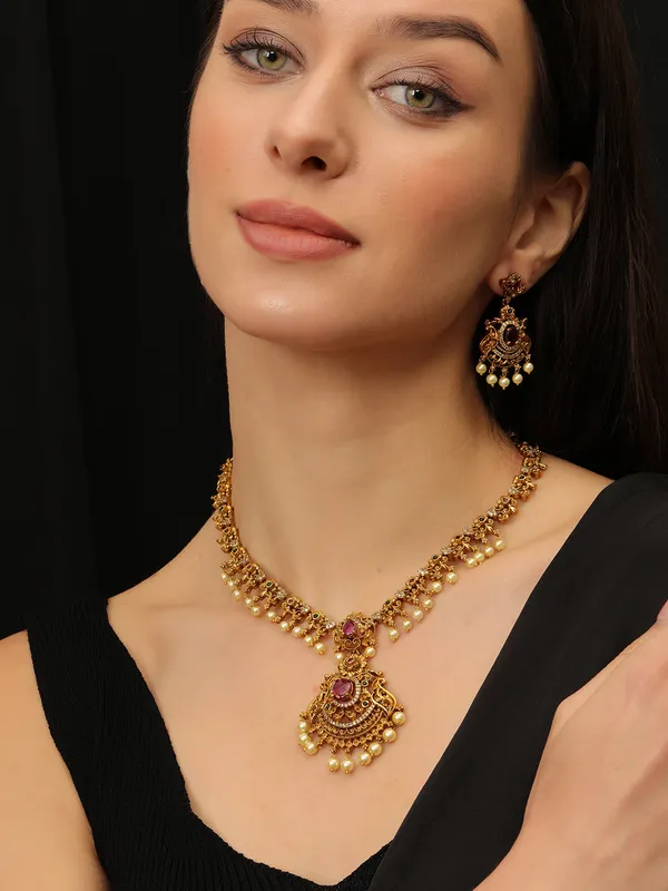 Golden_Temple_Necklace_Set