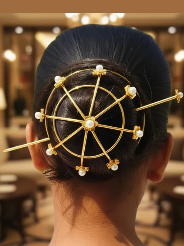 Jhanvi_Inspired_Pachi_Hair_Cage_Bun