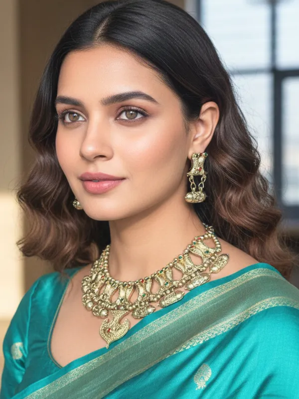 Oxidised_Gold_Plated_Oxidised_Jewellery_Set
