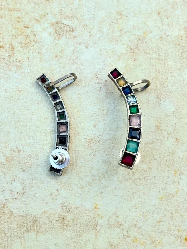 Oxidised_Silver_Plated_Ear_Cuff_Earrings