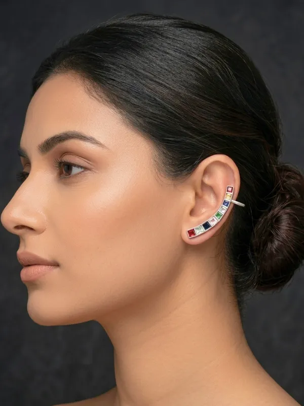 Oxidised_Silver_Plated_Ear_Cuff_Earrings