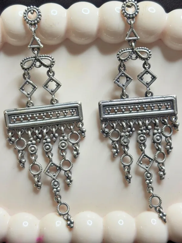 Oxidised_Silver-Plated_Geometric_Contemporary_Drop_Earrings