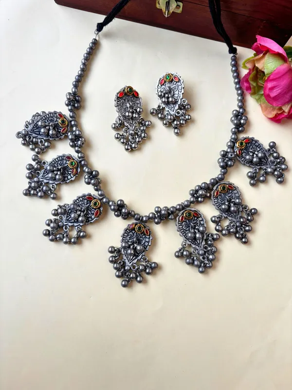 Oxidised_Silver_Plated_Oxidised_Jewellery_Set