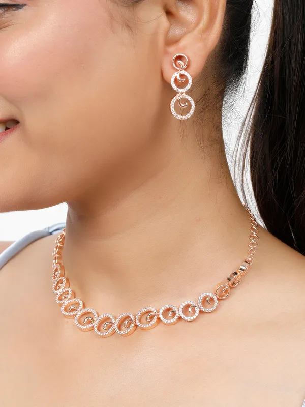 Rose_Gold-Plated_White_Ad-Studded_Handcrafted_Jewellery_Set