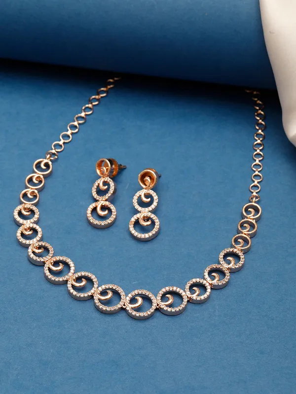 Rose_Gold-Plated_White_Ad-Studded_Handcrafted_Jewellery_Set
