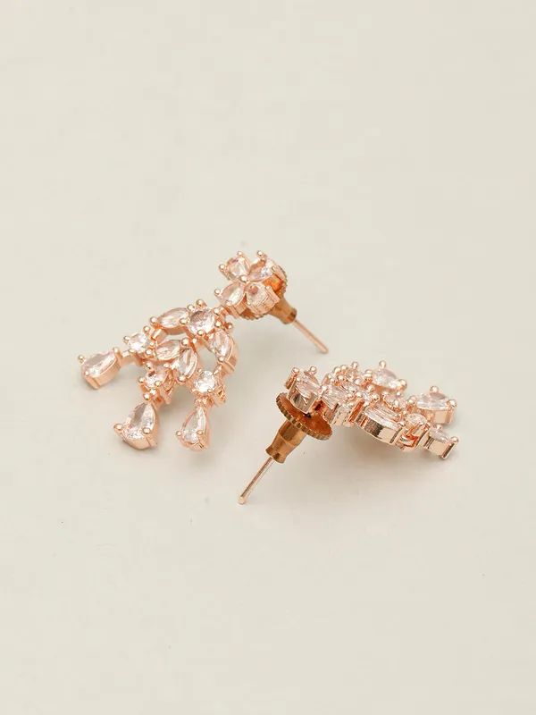 Rose_Gold-Plated_White_Ad-Studded_Handcrafted_Jewellery_Set