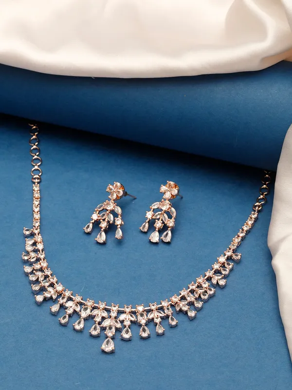 Rose_Gold-Plated_White_Ad-Studded_Handcrafted_Jewellery_Set