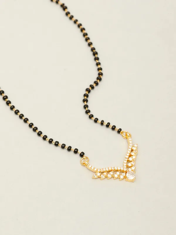 Gold-Plated_Black_&_White_Ad-Studded_Mangalsutra