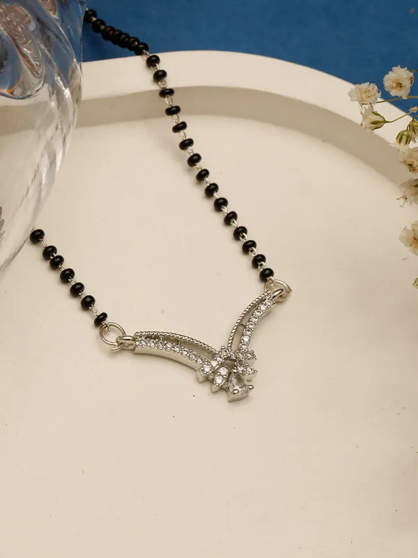 Silver-Plated_Ad-Studded_&_Beaded_Mangalsutra