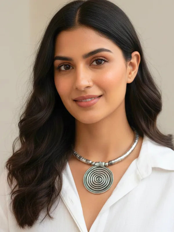 Silver_Plated_Hasli_Choker_Necklace
