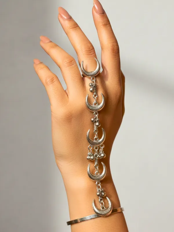 Silver_Plated_Hathphool_Ring_Bracelet