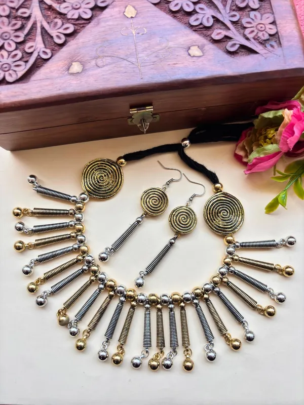 Tribal_Statement_Oxidized_Jewellery_Set