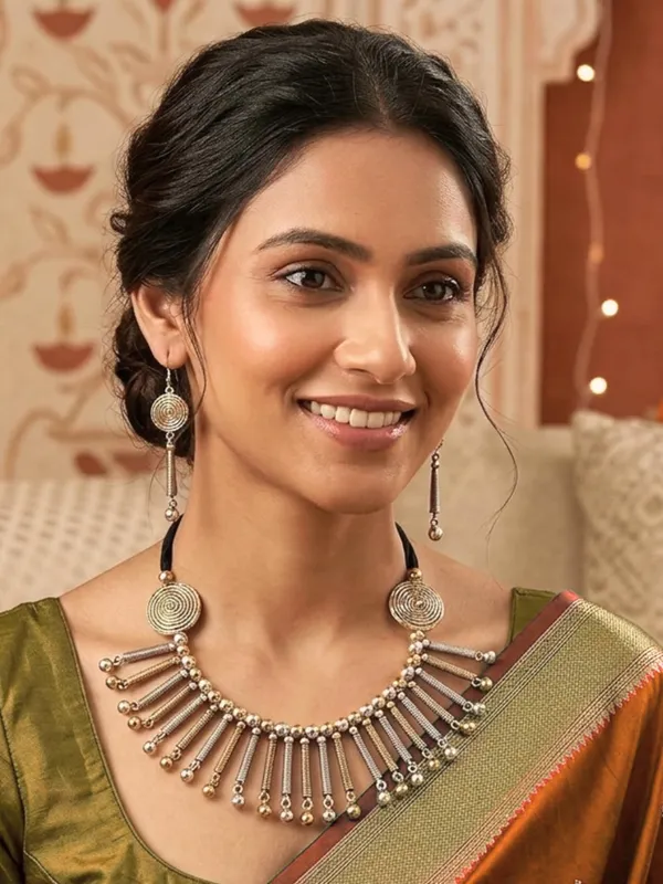 Tribal_Statement_Oxidized_Jewellery_Set