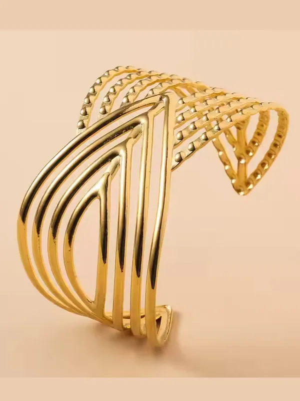 18K_Gold_Pvd_Plated_Cuff_Bracelet