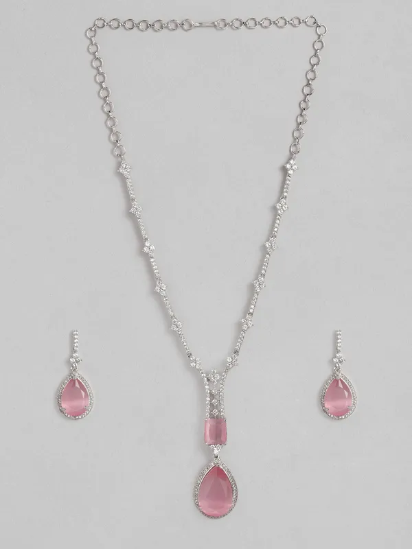 Ad_&_Cubic_Zirconia_Studded_Teardrop_Jewellery_Set
