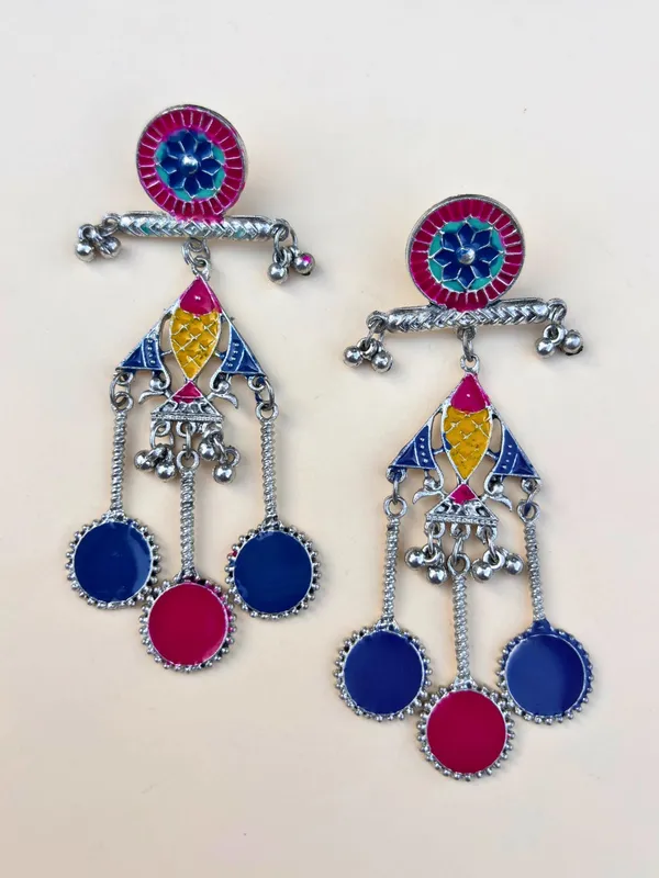 Colorful_Enamel_Pearl_Drop_Earrings