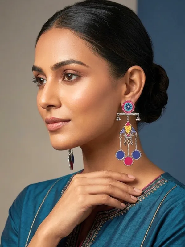 Colorful_Enamel_Pearl_Drop_Earrings