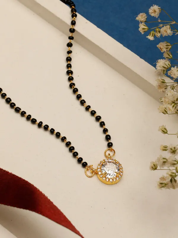 Gold-Plated_Ad-Studded_&_Black-Beaded_Mangalsutra