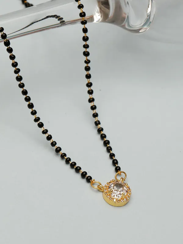 Gold-Plated_Ad-Studded_&_Black-Beaded_Mangalsutra
