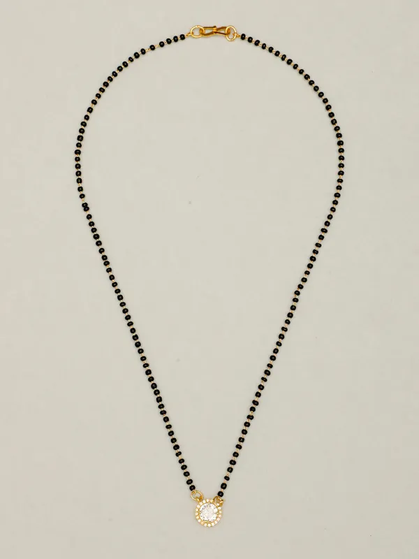 Gold-Plated_Ad-Studded_&_Black-Beaded_Mangalsutra