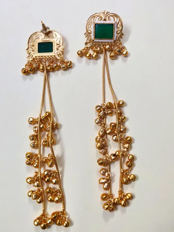 Gold_Plated_Kashmiri_Long_Drop_Earrings