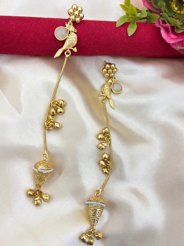 Gold_Plated_Kashmiri_Long_Drop_Earrings