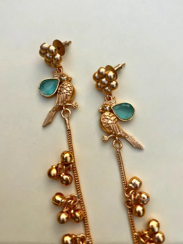 Gold_Plated_Kashmiri_Long_Drop_Earrings