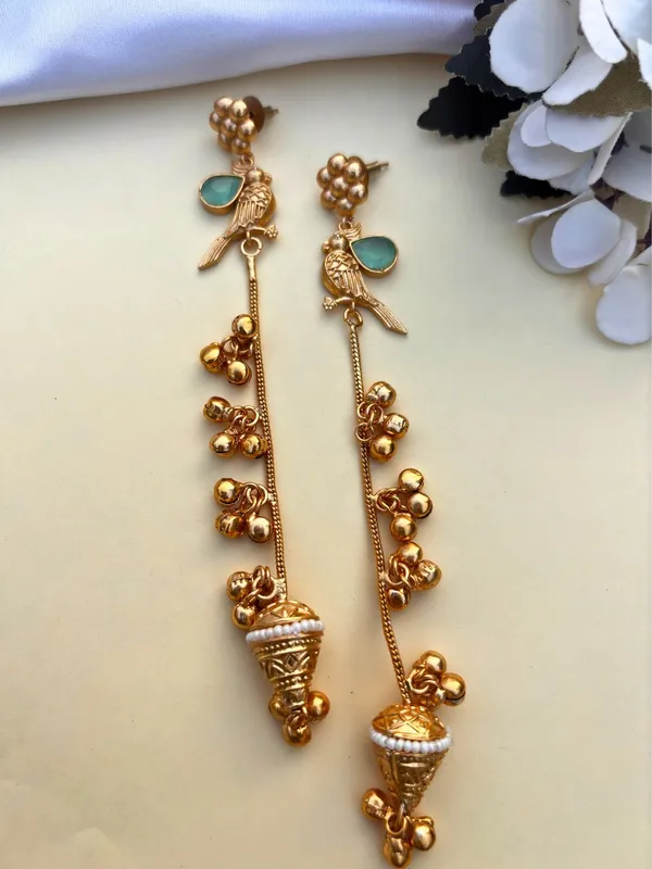 Gold_Plated_Kashmiri_Long_Drop_Earrings