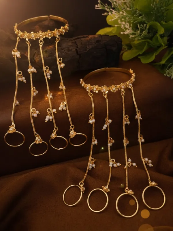 Gold-Plated_Ring_Bracelet_With_Hathphool