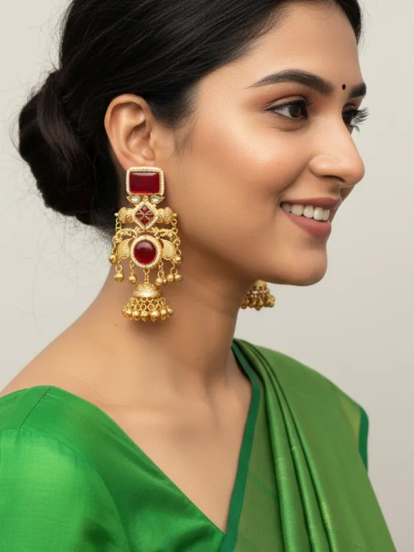 Kashmiri_Drop_Earrings_Jhumkas
