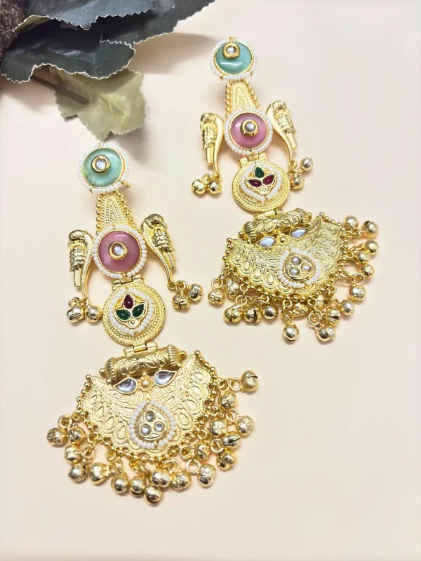 Kashmiri_Long_Chandbali_Drop_Earrings