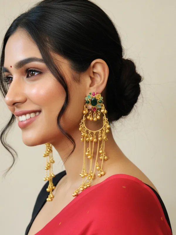 Kashmiri_Long_Drop_Earrings_(Navratna)
